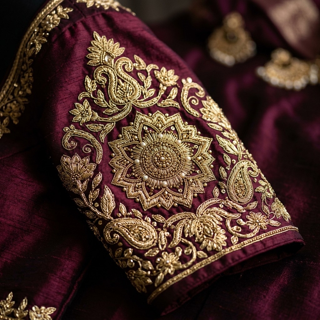 Desi Queen Royal Silk background